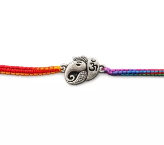 Silver Om Rakhi