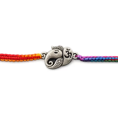 Silver Om Rakhi